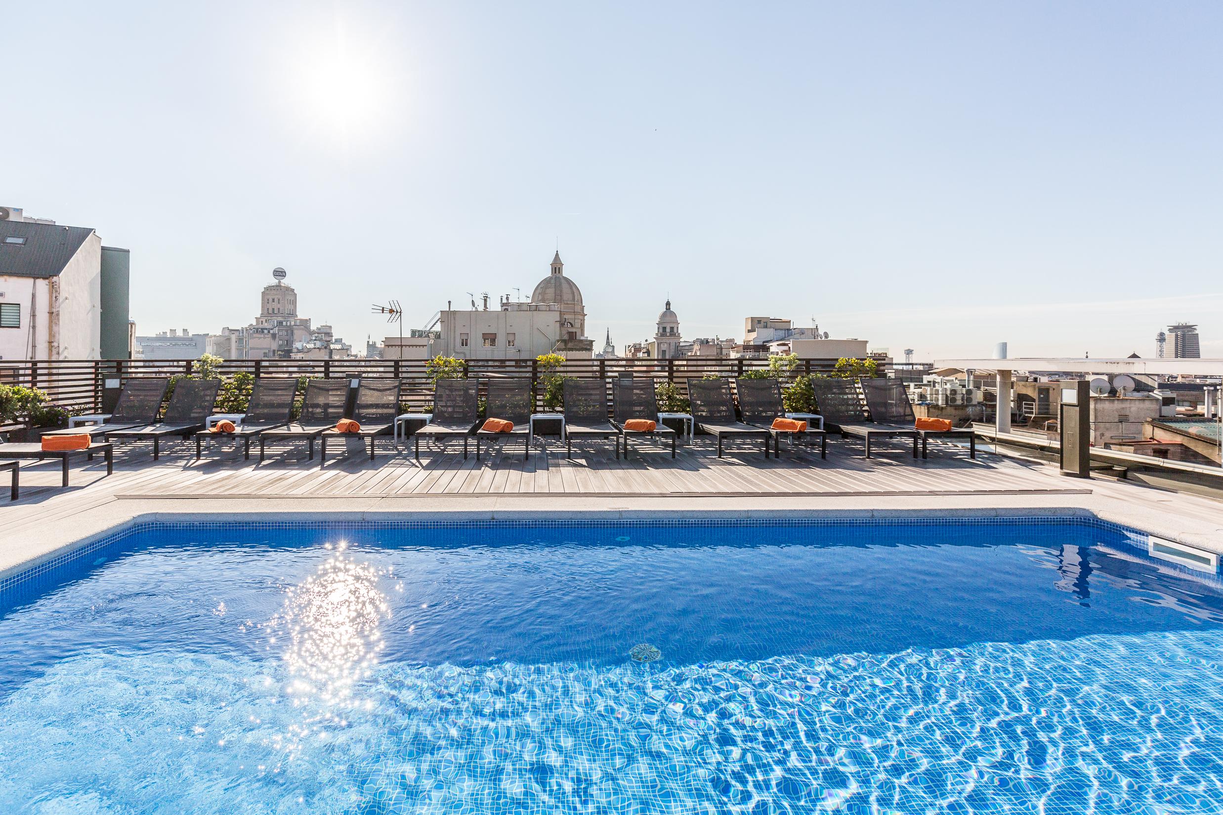 Hotel Jazz Barcelona Bagian luar foto